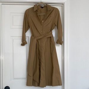 J. Crew Tan Shirt Dress